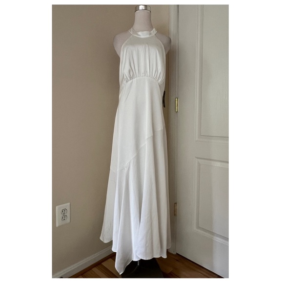 Aidan by Aidan Mattox Halter Midi Dress - Picture 5 of 16